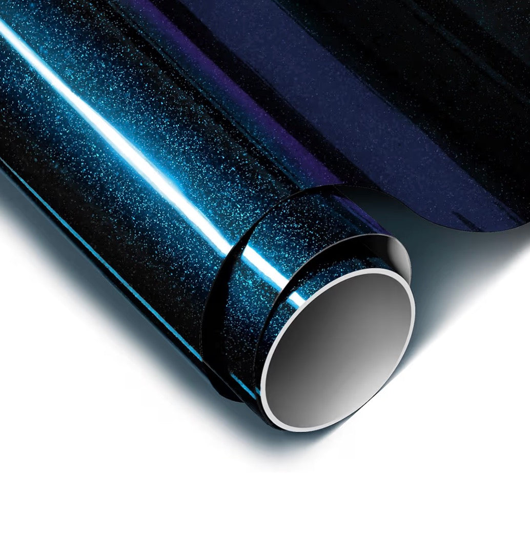 Sparkly Glossy Midnight Blue Wrap