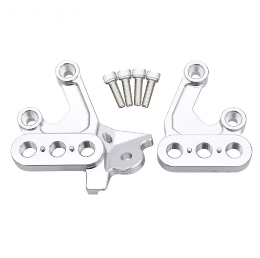 Chrome Peg Mounts + Peg Bracket